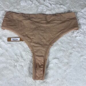 Skims Women's Fits Everybody Thong Clay PN-THG-1635 Size 2X New With Tags